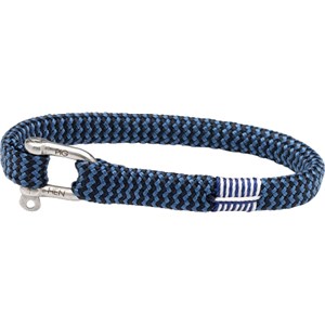 Pig & Hen - Rope Bracelets - Navy-Violet Blue | Silver Vicious Vik
